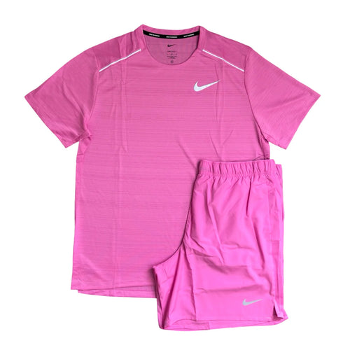 Ensemble Nike running Rose/Turquoise